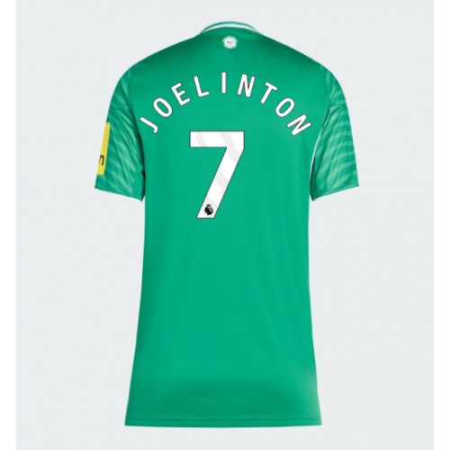 Newcastle United Joelinton #7 Dámské Venkovní Dres 2025-26 Krátký Rukáv Newcastle United Joelinton #7 Dámské Venkovní Dres 2025-26 Krátký Rukáv